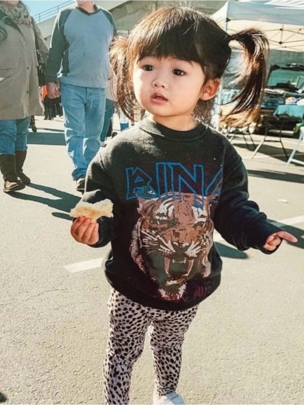 Anine Bing Kids Tiger Muse Sweatshirt 2/4